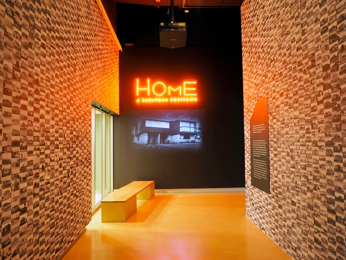 Entry to the exhibition Home: a suburban obsession