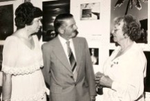 Graham Burstow with APS Legend Grace Lock and Ruby Spowart c1981