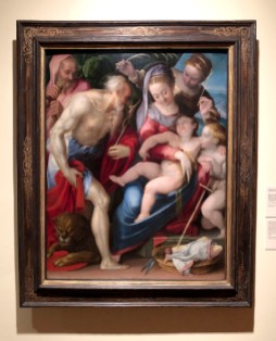 Hamilton Gallery - Propero Fontana's " Holy Family with Saint Jerome..."